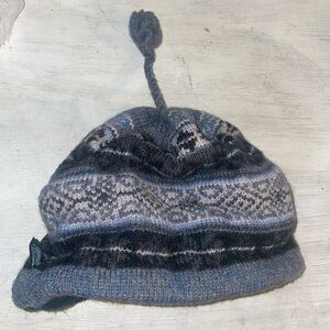 Turtle Furo ‘Squaw Valley Lodge’ Tassel Cap grey blue white one size